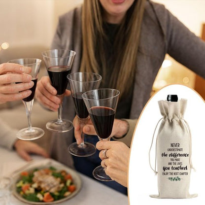 Going Away Gift Farewell Gifts for Coworkers Moving Away Gifts for Friends Coworker Leaving Gifts for Women New Beginnings Gifts for Women Goodbye Gifts for Boss Men Next Chapter Wine Bag