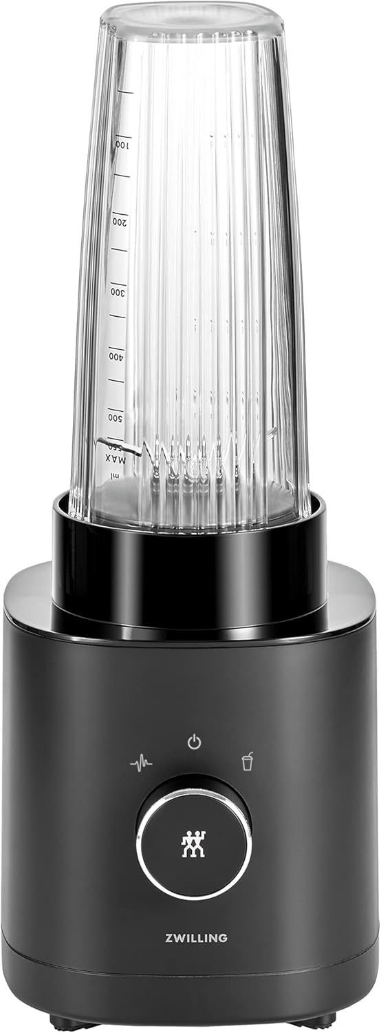 ZWILLING Enfinigy Personal Blender - 20-Oz Smoothie Maker in Sleek Black Finish