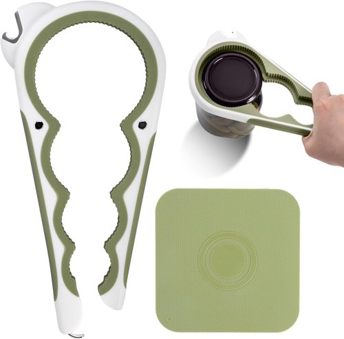 2026 Upgrade Jar Opener by [Brand Name] - 6-in-1 Multi-Function Tool for Seniors with Arthritis | Non-Slip Grip