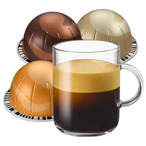 Barista Creations Flavored Coffee Pack - Rich Chocolate, Sweet Vanilla & Golden Caramel Capsules (30 Pods)