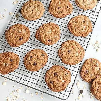 Nordic Ware Nonstick Baking & Cooling Grid - Oven Safe Steel | 1/2 Sheet Size