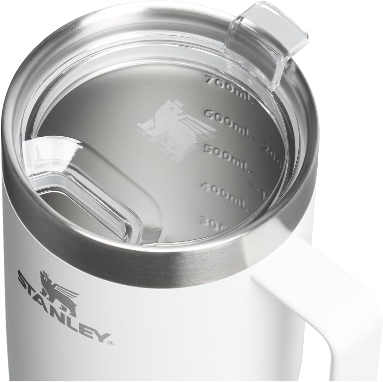 STANLEY Everyday Suburban Mug - 24 oz Insulated Stainless Steel Coffee Cup with Drink Through Lid - BPA-Free, Frost