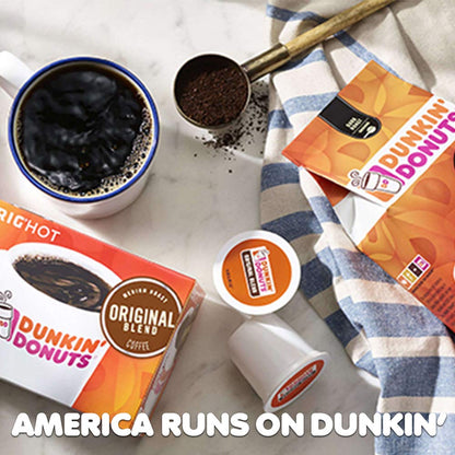 Dunkin' Donuts Dunkin' Dark K-Cup Pods, Dark Roast, For Keurig Brewers, 10 Count