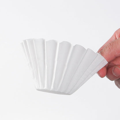 Skiennix Coffee Filters - 100 Count Paper Filters for OXO Brew 8-Cup Coffee Maker | Compatible with Single-Serve Brew Basket