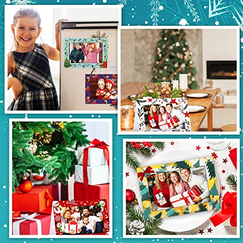 Minimalist Christmas Photo Frame Cards 72 Pack with Envelopes