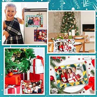 Minimalist Christmas Photo Frame Cards 72 Pack with Envelopes
