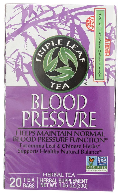 Triple Leaf Tea Blood Pressure -- 20 Tea Bags - 2 pc