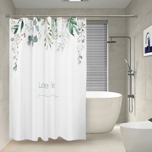 24 Pack Double Shower Curtain Hooks Rings, TENOVEL Double Sided Shower Curtain Hooks Rust Proof for Shower Curtain, Stainless Steel Bathroom Shower Hangers Rings for Shower Rods, Brushed Nickel