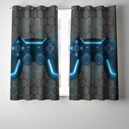 NTBED Blackout Curtains for Kids' Bedrooms - Darkening Drapes with Grommets, 42" x 63", Blue