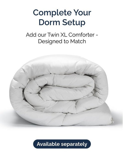 Extra Deep Twin XL Sheet Set - 4 Piece Breathable and Cooling Sheets - Hotel Luxury Bedding for Women, Men, Kids & Teens - Easy Secure Fit - Soft & Wrinkle Free - Extra Deep Pockets - Heathered Blue