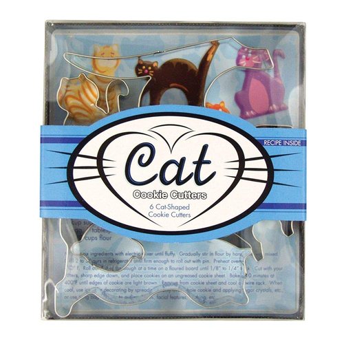 Fox Run 5-Piece Cat Cookie Cutter Set
