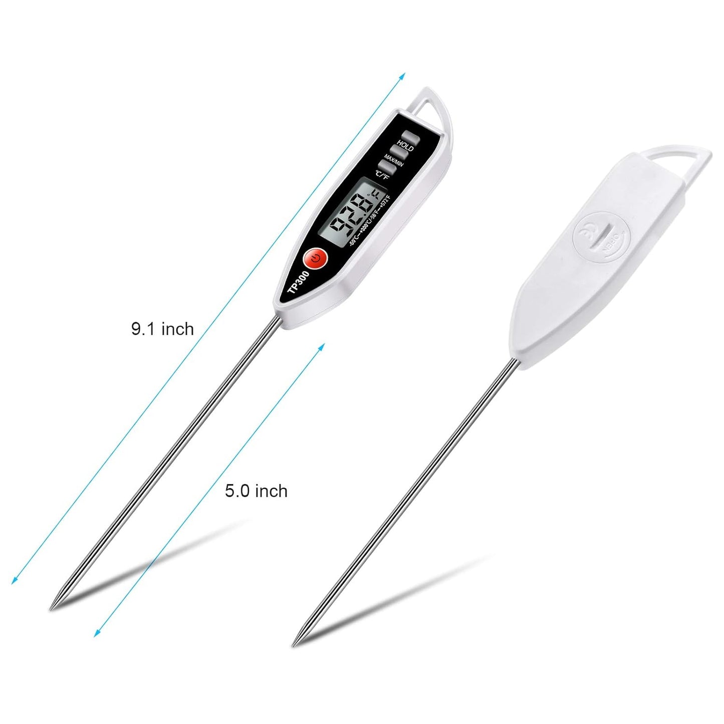 Skiennix Digital Meat Thermometer - Instant Read Cooking Tool for BBQ, Candy, Oil & More | Versatile Kitchen Use