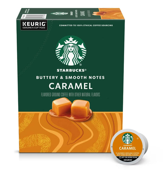 Starbucks® Caramel Flavored Coffee K-Cup® Pods - 44 Count for Rich, Sweet Brews