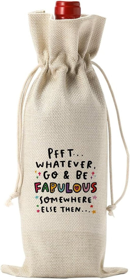 Funny New Chapter Wine Bag New Beginnings Gifts for Women Men Farewell Gifts for Friends Going Away Gifts for Coworkers Women Men Moving Away Gifts for Friends Retirement Gifts