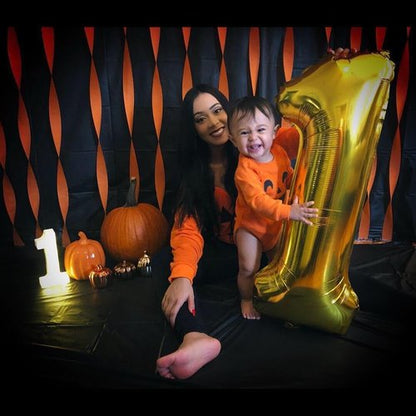 Gold Number Balloons 40 Inch - Big One Balloon for 1st Birthday | Perfect for Celebrations & Graduations