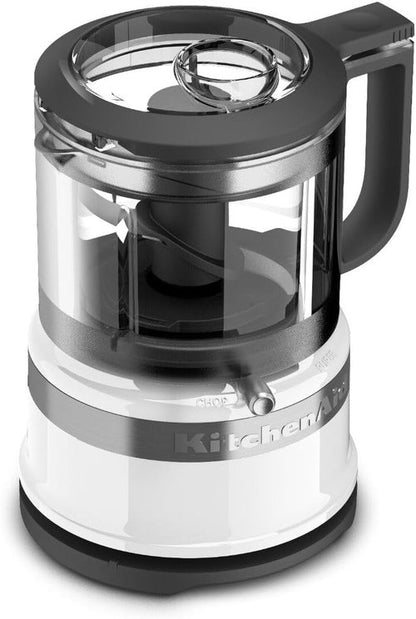 KitchenAid 3.5 Cup Food Chopper - Compact & Efficient Kitchen Tool, White Finish