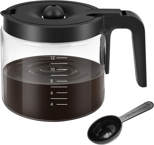 Keurig K-Duo 12-Cup Coffee Maker Replacement Glass Pot - Perfect Fit for K-Cup Pod & Carafe