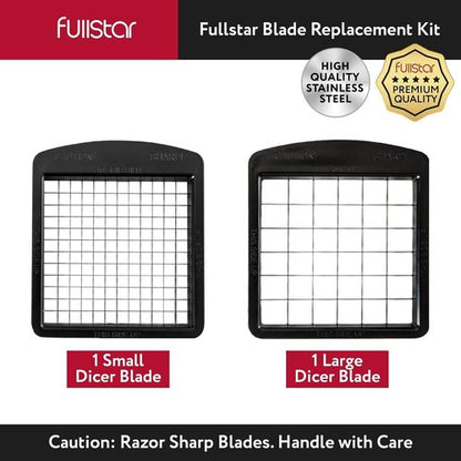 Fullstar Chopper Bundle - 2 Piece Blade Replacement Set for Effortless Meal Prep