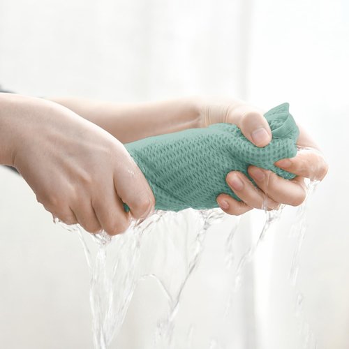 Artoid Mode 100% Cotton Kitchen Dish Cloths - Ultra Soft & Absorbent | Light Green, 12x12 Inch, Set of 6