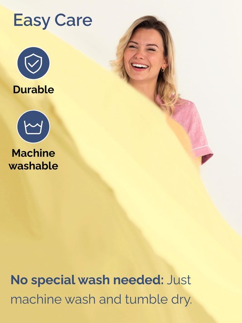 Extra Deep King Sheet Set - 6 Piece Breathable and Cooling Sheets - Hotel Luxury Bedding for Women, Men, Kids & Teens - Easy & Secure Fit - Soft, Wrinkle Free and Comfy - Extra Deep Pockets - Yellow