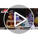 VCUTEKA Christmas Village Train Station with Music - Holiday Decor