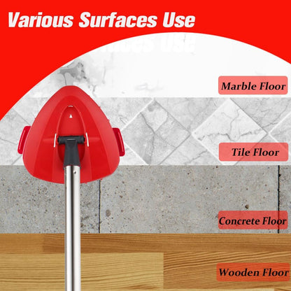ANREKEYH Scrub Brush - Triangle Floor Scrubber Mop Replacement Head for O-Cedar EasyWring | Ideal for Kitchen, Deck, Bathroom