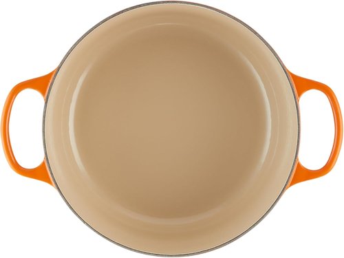 Le Creuset Enameled Cast Iron Dutch Oven - 5.5 Qt. | Signature Flame Color for Perfect Cooking