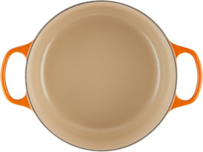 Le Creuset Enameled Cast Iron Dutch Oven - 5.5 Qt. | Signature Flame Color for Perfect Cooking