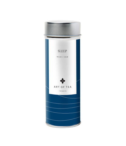 Art of Tea | Organic Sleep 1oz (Chamomile, Spearmint, Valerian Tea) | Wellness Loose Leaf Artisan Tea | Bedtime and Relaxation tea