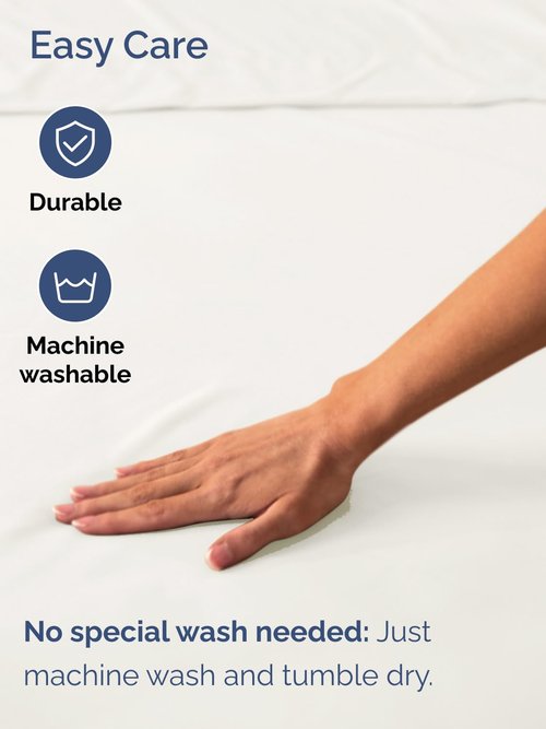 Extra Deep Cal King Fitted Sheet - Hotel Luxury Single Fitted Sheet Only - Easily Fits 18 inch to 24 inch Mattress - Ultra Soft, Wrinkle Free w/Extra Deep Pockets - Breathable & Comfy - Antique White
