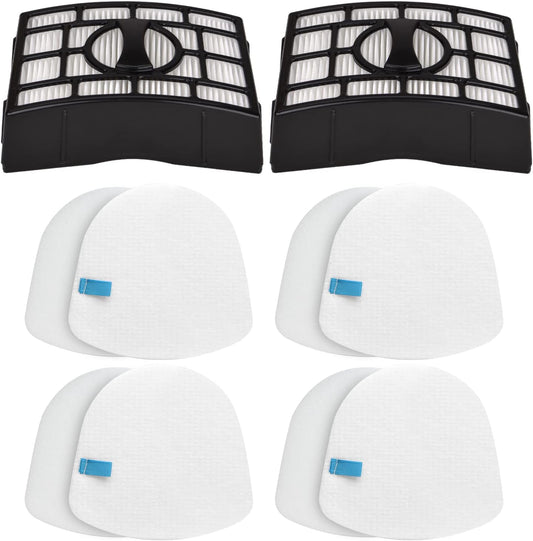 Shark Navigator Replacement Filter Set - 4 Foams & 4 Felt Filters for ZU560, ZU561, ZD201 Models