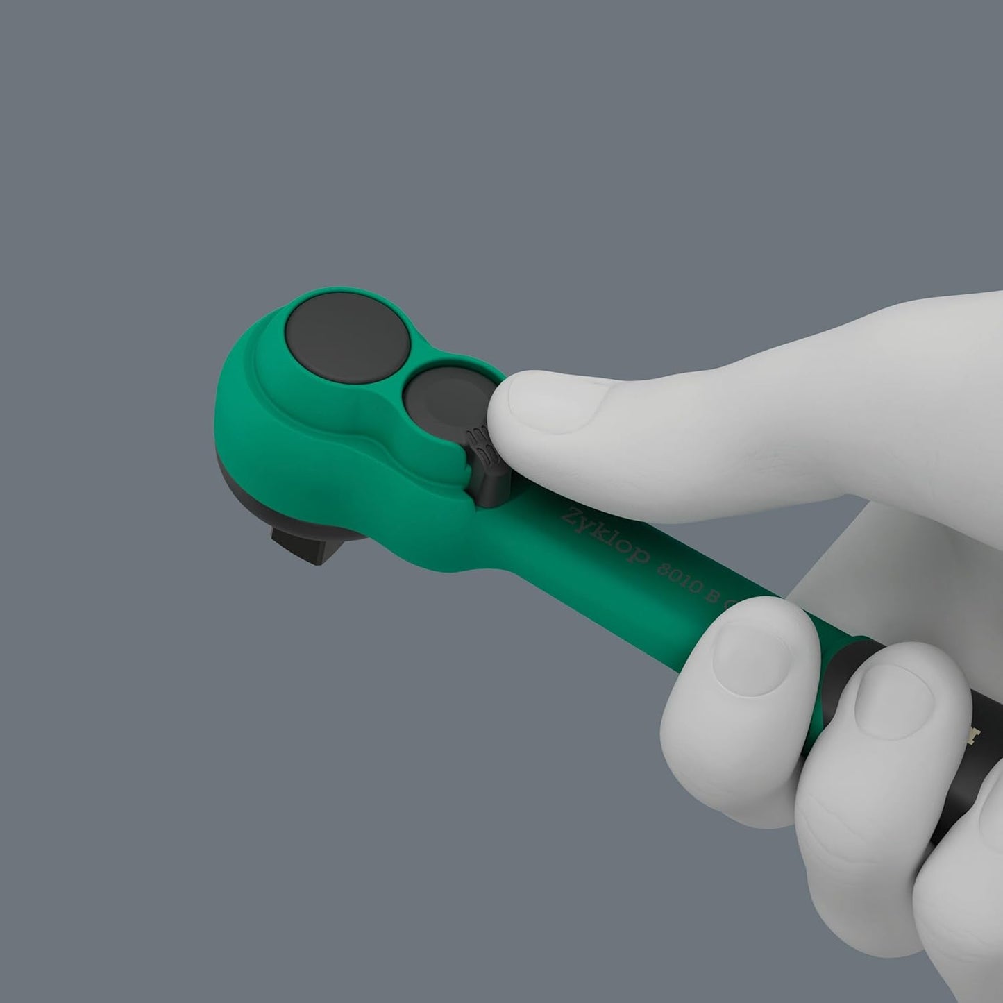 WERA - Zyklop Comfort Ratchet Set | 12-Piece Metric Set with Reversing Lever & 3/8" Drive