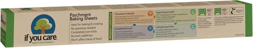 If You Care Parchment Paper Baking Sheets - Unbleached, Greaseproof Precut Liners - 12 Pack, 24-Count, Fits 12.5” x 16” Pans