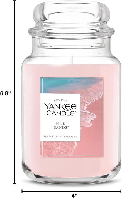 Yankee Candle Pink Sands Scented Candle - 22oz Large Jar with 150 Hour Burn Time | Perfect Gift for Any Occasion