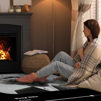 Skiennix Personalized Album Cover Rug - Custom Non-Slip Area Rug for Music Lovers | Bedroom & Living Room Decor