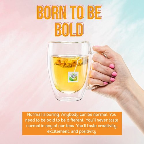 Good Earth Herbal & Black Tea, Sweet & Spicy, 18 Count Tea Bags