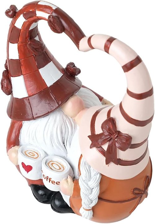 Coffee Gnomes | Charming Gnome Figurines for Coffee Bar Decor - Perfect Home Accessories