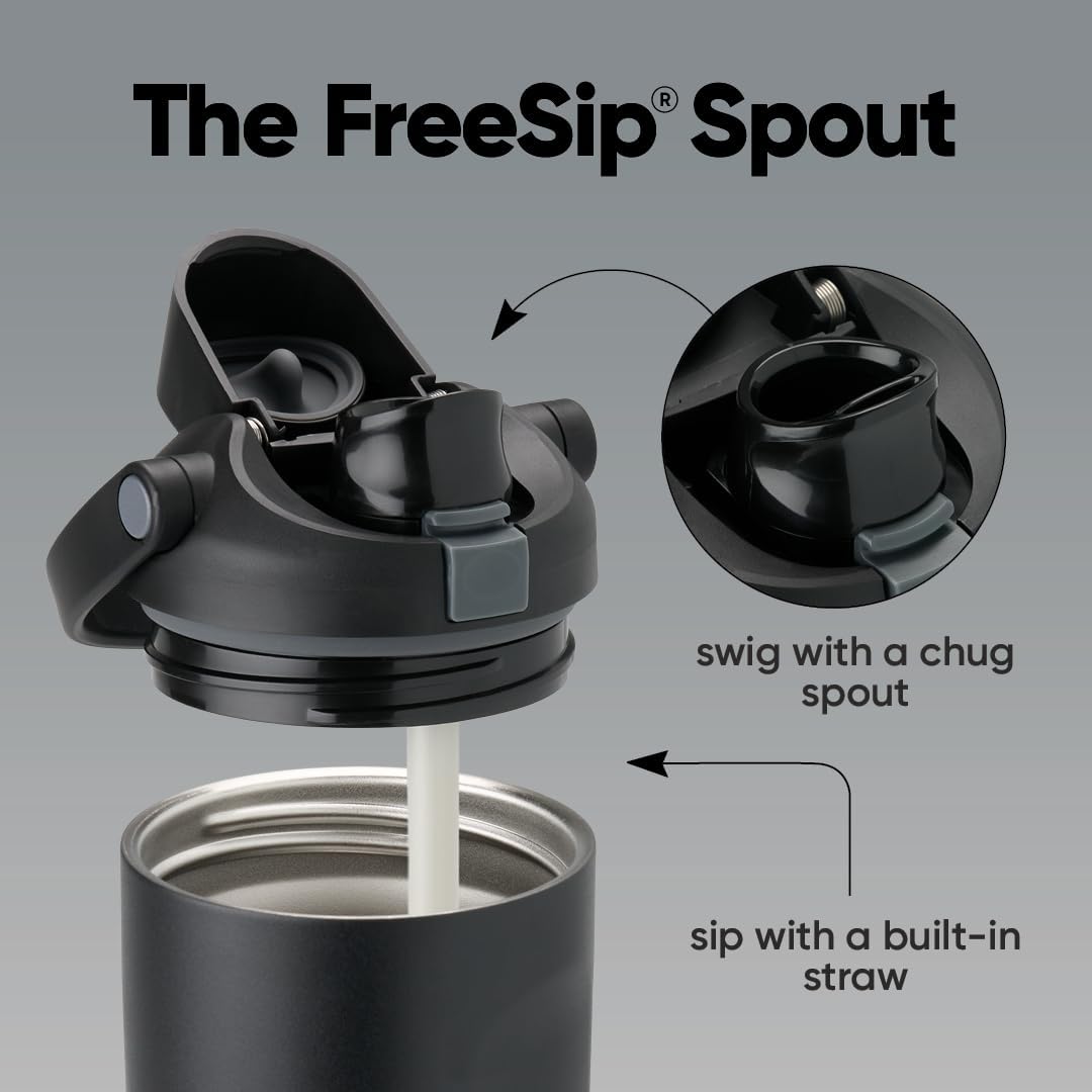 Owala FreeSip Sway Insulated Stainless Steel Water Bottle - 30oz, Two-Way Spout, BPA Free, Leak Proof