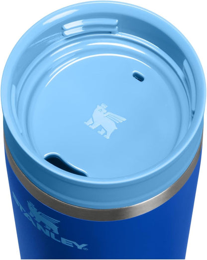 STANLEY Travel Mug 16 oz - Insulated Stainless Steel | Leakproof Lid for Coffee & Tea | BPA-Free | Cobalt