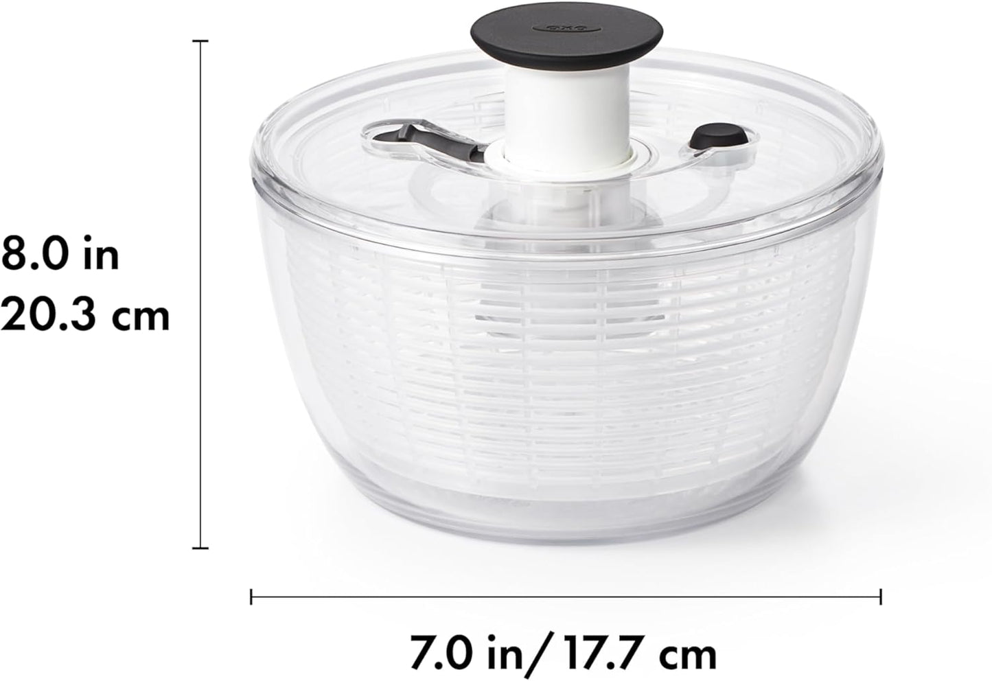 OXO Good Grips Salad Spinner - Efficient Herb & Lettuce Washer | Pack of 12 for Easy Meal Prep