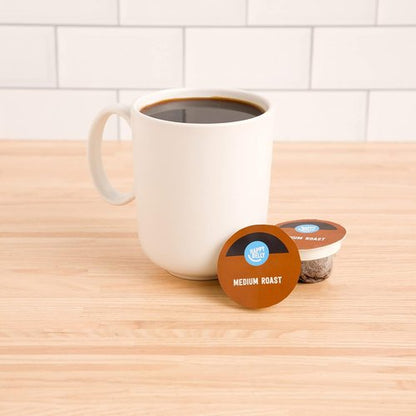 Happy Belly Compostable Coffee Pods - Medium Roast, Compatible with K-Cup Brewer | 96 Count