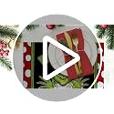 Christmas Placemats Set of 4 - Holiday Table Decor, Cotton Linen, Waterproof & Durable