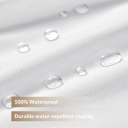 Felisa Waterproof Fabric Shower Curtain Liner with 3 Large Magnets, 71 x 71 inches Light-Weight & Soft Cloth Shower Curtain Liner,Washable White Shower Curtain for Bathroom