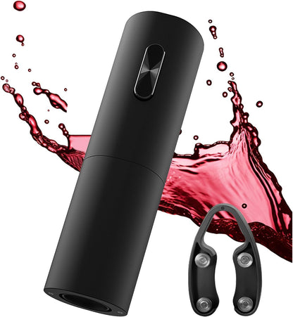 Wine Bottle Opener,Corkscrew Wine Bottle Opener Kit with Foil Cutter,Battery Operated,Suitable for Travel, Gathering, Party, Dating, Gift.