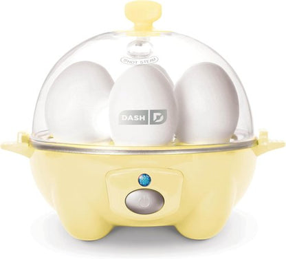Dash Rapid Egg Cooker - Versatile Boiler, Poacher & Steamer - Holds 7 Eggs, Includes Recipe Guide - Yellow