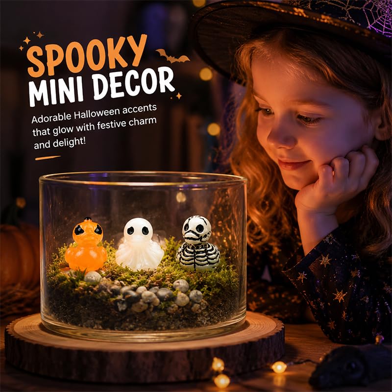 Halloween Mini Resin Duck Party Favors - 50 Count