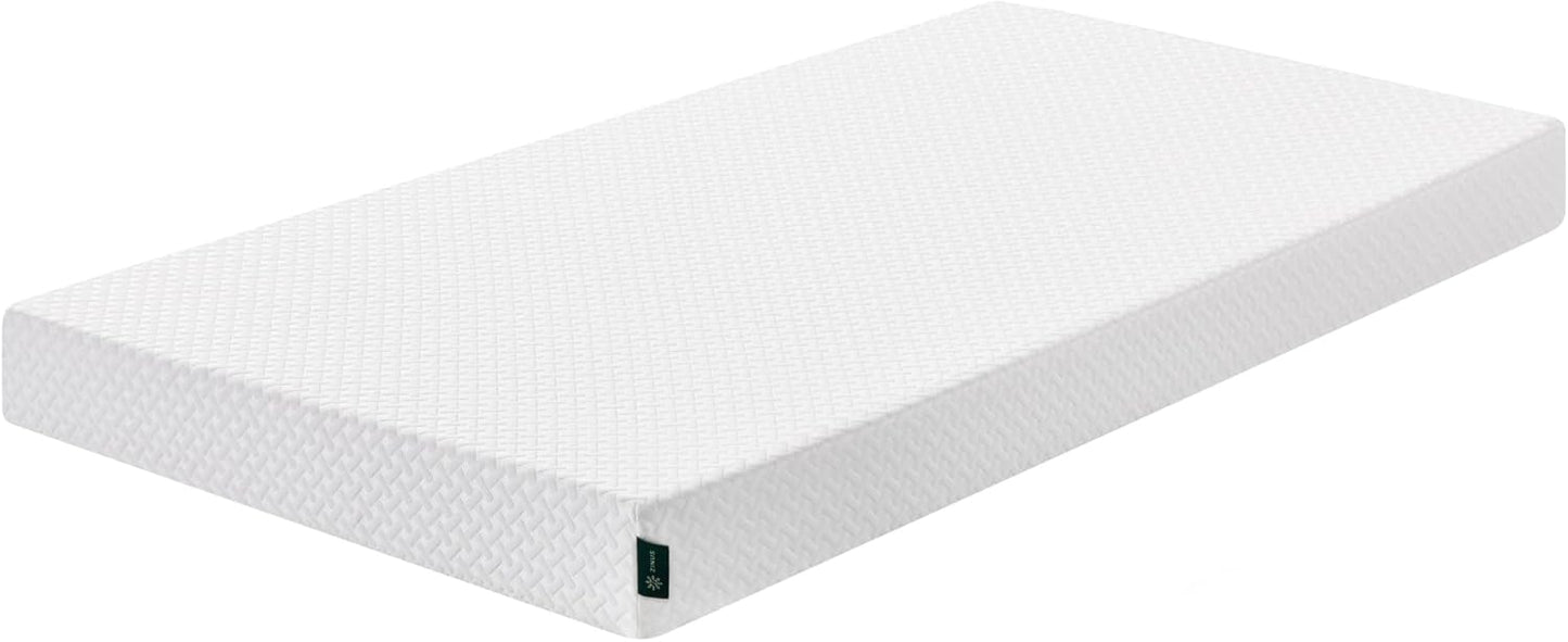 ZINUS 6 Inch Twin Memory Foam Mattress - Cooling Essential Design, Medium Feel, Fiberglass Free, Safe Materials