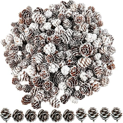 Natural Mini Pine Cones for Holiday Decor & Crafts - 160pcs