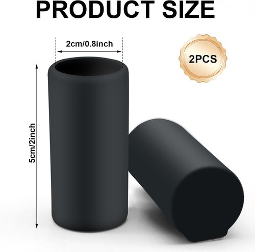 Car Chapstick Holder 2 Pack Lip Balm Holder for Women Upright Chapstick Holder Car Accessories are Suitable for Various Models（Black）