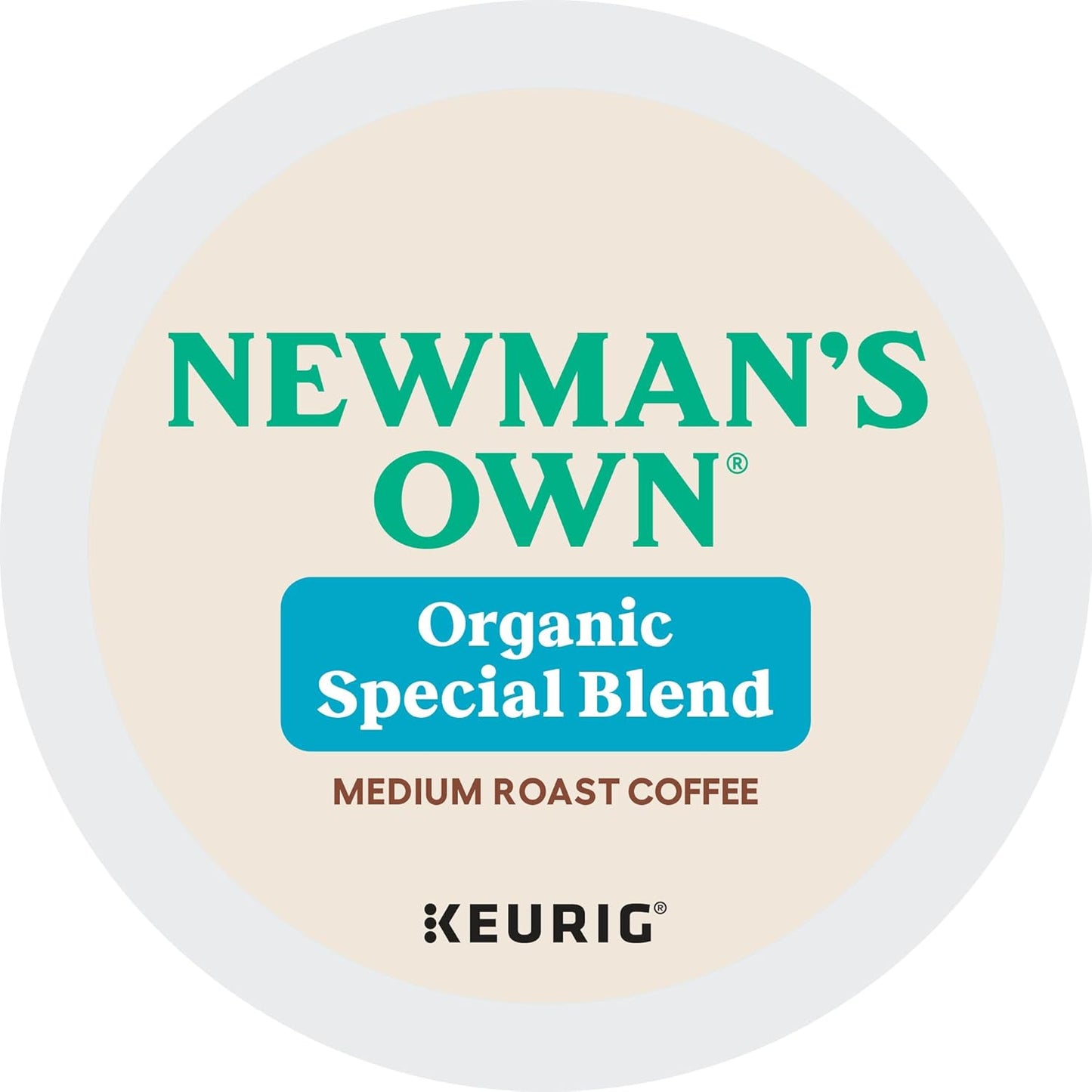 Newman's Own Organics Medium Roast Coffee K-Cup Pods - Special Blend, 32 Count